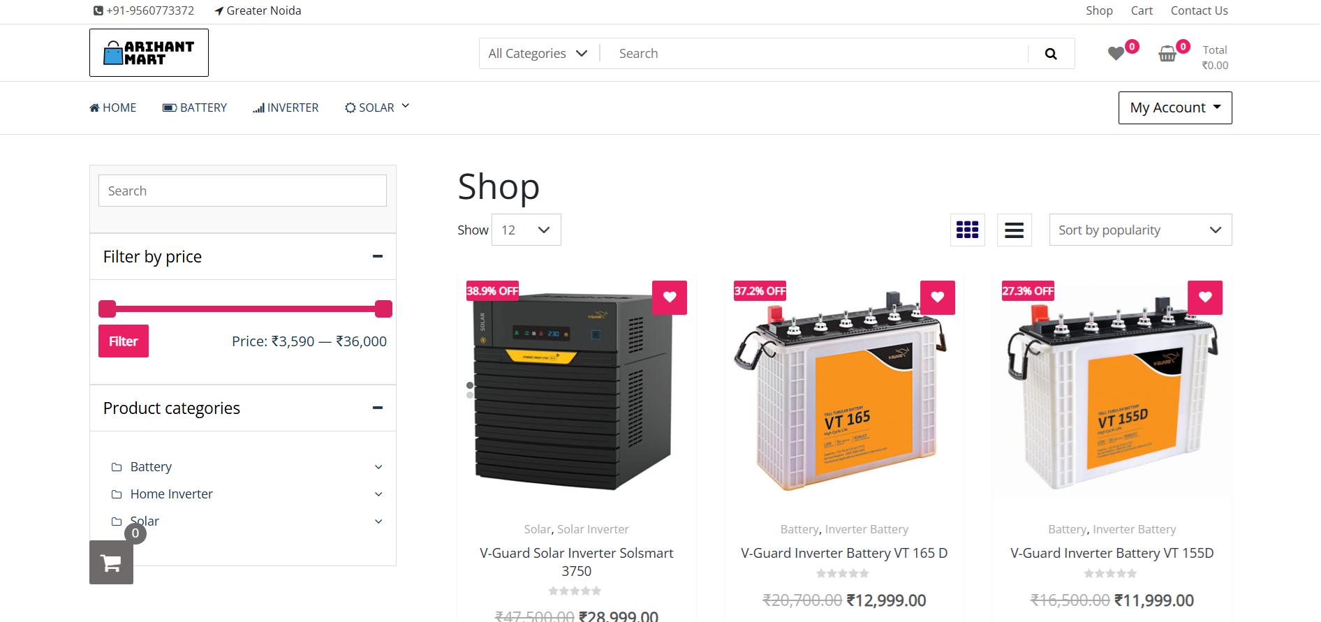 Netclubbed Project Arihant Mart